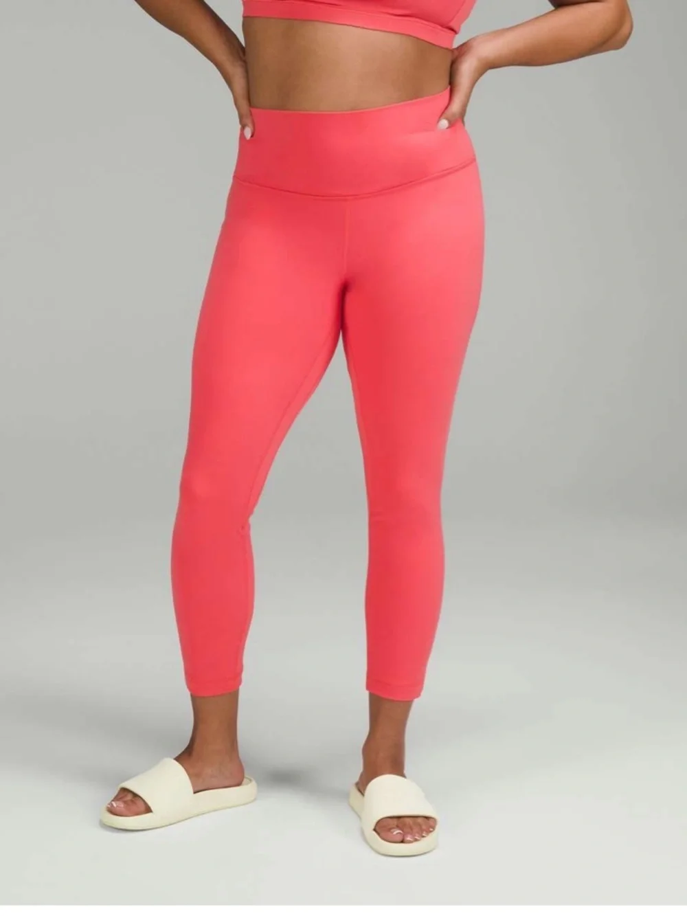 Lululemon Align High-Rise Leggings Size 6 light raspberry coral 39064